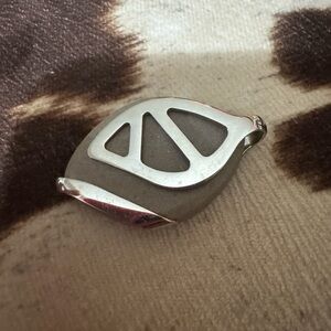 Elegant Silver and Gray Men's Pendant